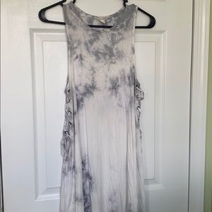 Tie dye soft and sexy dress